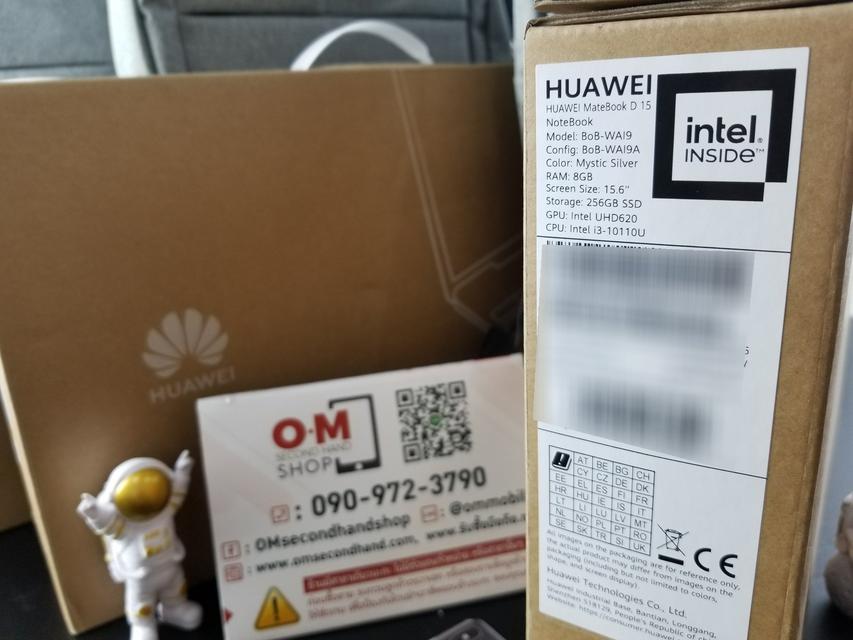 ขาย/แลก HUAWEI MateBook D 15 Ram8 SSD256 i3-10110U ศูนย์ไทย สินค้าใหม่มือ1 เพียง 13,900 บาท  2