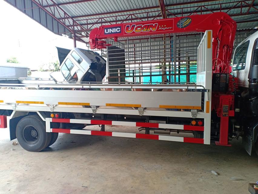 กระบะเหล็กติดเครน Isuzu FRR 210 4