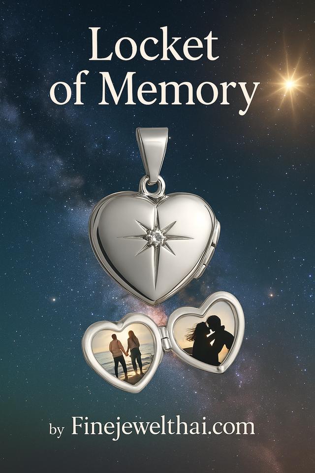 Finejewelthai-Pendant of Love จี้ล็อกเก็ต ล็อกเก็ตใส่รูป P2013cz