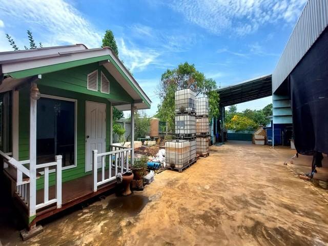 ขายที่ดินพร้อมโกดัง+บ้านพัก 368 ตรว. เทพารักษ์ กม.8 ซอยมังกร สมุทรปราการ ( พร้อมใบ รง.4 )