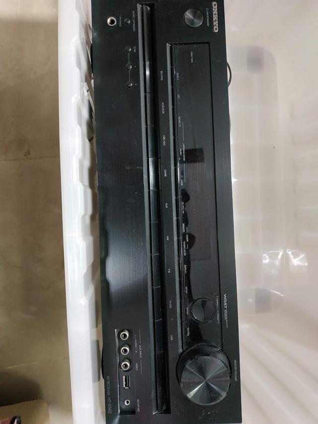 Home Theater Onkyo AV Receiver รุ่น HT-R592 7.1 Channel สภาพสวยมาก รีโมท ลำโพงครบ 7.1