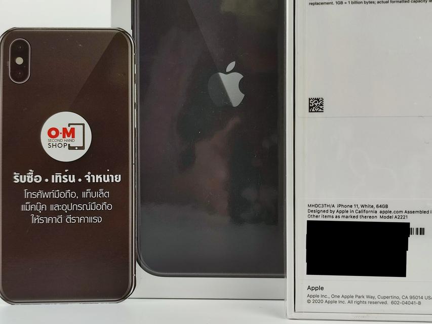 ขาย/แลก IPhone11 64 ศูนย์ไทย สินค้าใหม่มือ1ยังไม่ได้แกะซีล ประกันศูนย์ยังไม่เดิน เพียง 15,900 บาท 4