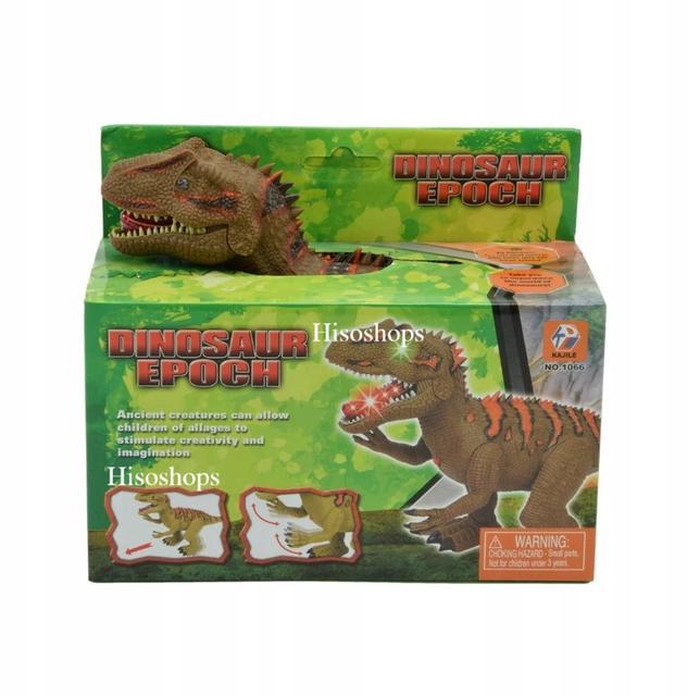 DINOSAUR EPOCH ไดโนเสาร์สายพันธุ์กินเนื้อ ใส่ถ่านเดินได้ มีไฟมีเสียง สีสันสวยงาม