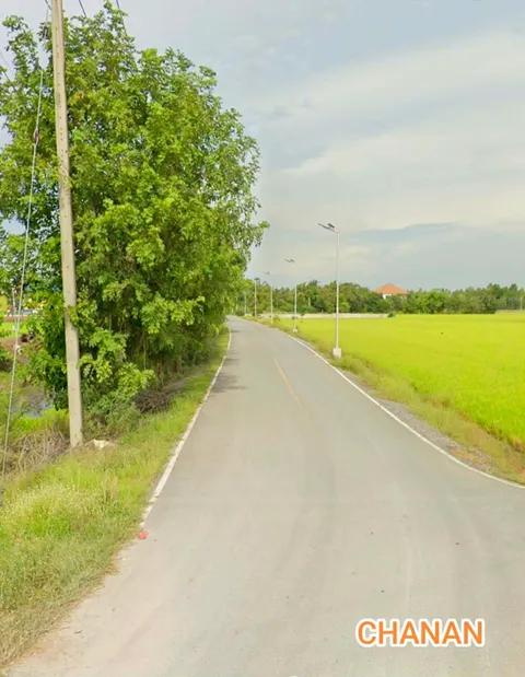 ขายที่ดิน ถ.3006ใกล้โรงสีข้าวมูลนิธิชัยพัฒนา อ.ลาดบัวหลวงจ.พระนครศรีอยุธยา เนื้อที่17ไร่181ตรว 1