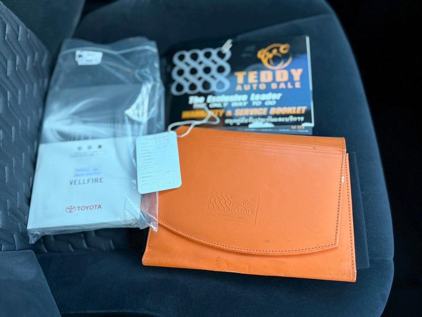 ปี 2015 TOYOTA VELLFIRE, 2.5 Z โฉม ปี15-23สีเทา เครื่องยนต์เบนซินล้วน มือเดียวป้ายแดง 12