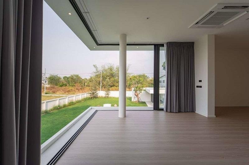 ขายบ้านเดี่ยวสร้างใหม่สไตล์โมเดิร์น pool villa ขนาด 378 ตรว วิวดอยสุเทพ หางดง เชียงใหม่. 6