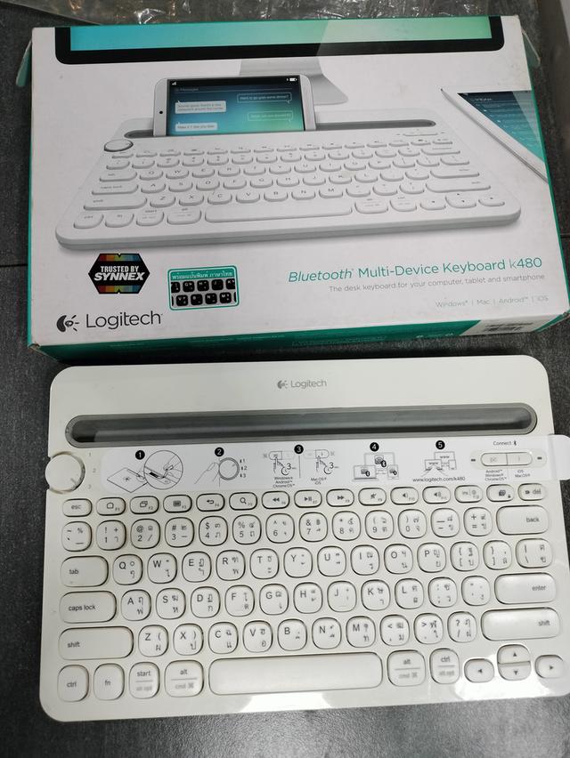 Bluetooth Keyboard ไร้สาย k408 3