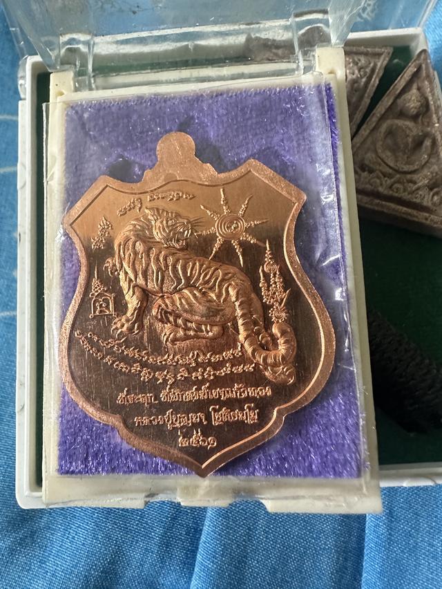 เหรียญพยัคฆ์บูรพา หลวงปู่บุญมา โชติธัมโม ที่พักสงฆ์ เขาแก้วทอง รูปย่อยที่ 2