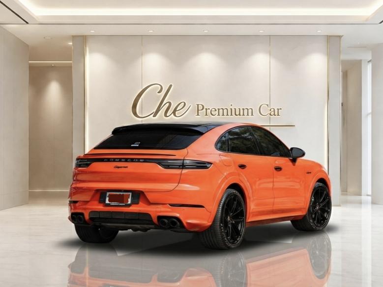 🐸𝗣𝗼𝗿𝘀𝗰𝗵𝗲 𝗖𝗮𝘆𝗲𝗻𝗻𝗲 𝗘-𝗛𝘆𝗯𝗿𝗶𝗱 𝗖𝗼𝘂𝗽𝗲 ปี 𝟮𝟬𝟮𝟬 สี Lava Orange สีเดิมทั้งคัน + wrap ใสกันรอยทั้งคัน รูปที่ 3