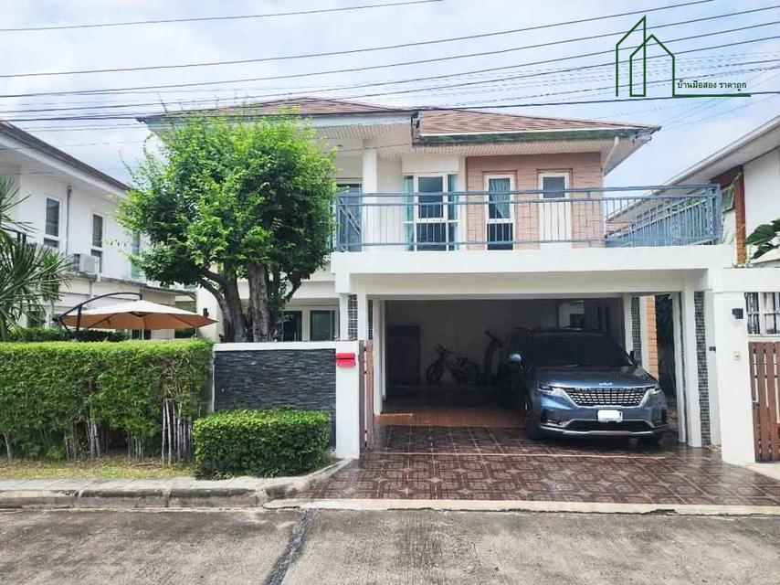 บ้านเดี่ยว หมู่บ้านบุญโต 99 เลียบคลองคลองประปา ปากเกร็ด ใกล้เมืองทองธานี  1