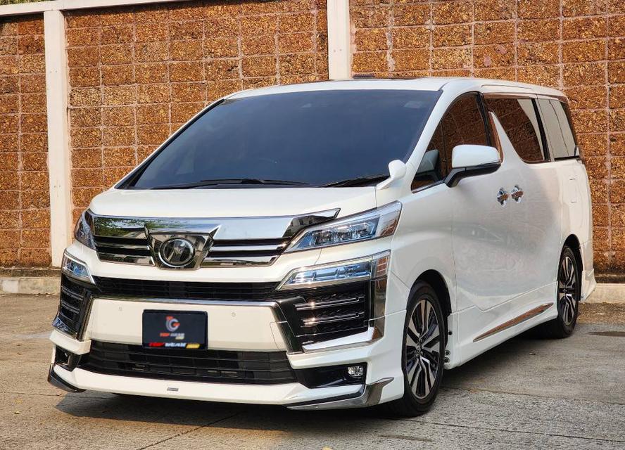 TOYOTA VELLFIRE 2.5 ZG Edition ปี 2019 รถออก TPM ตัวท็อปเบาะมิกกี้เม้าส์ ประวัติดี ไม่มีอุบัติเหตุหนัก