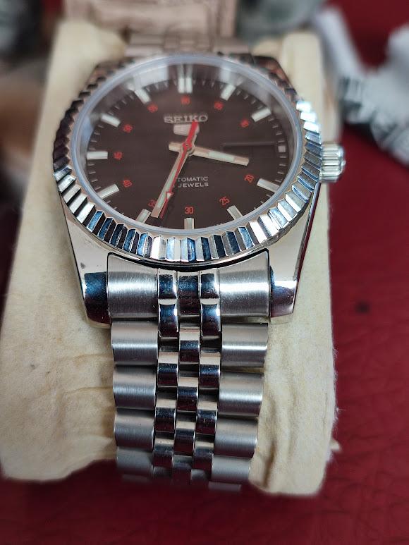 SEIKO 5 7S26A MOD Datejust ขอบหยัก  13