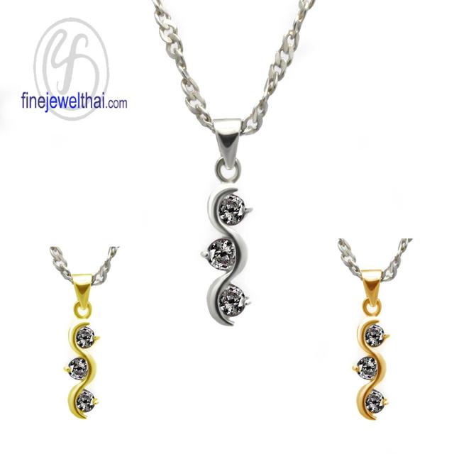 Finejewelthai จี้เพชร เพชรสังเคราะห์ เงินแท้925 P1009cz รูปที่ 2