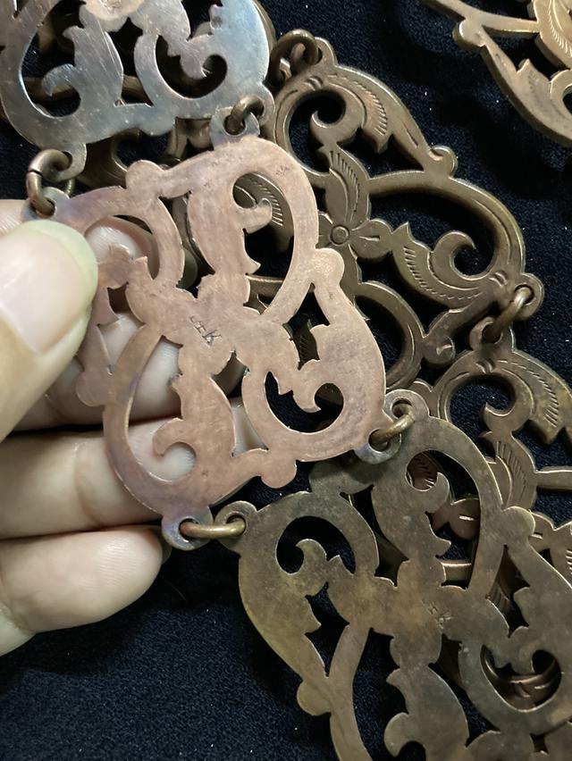 เข็มขัดทองเหลืองเก่า 4