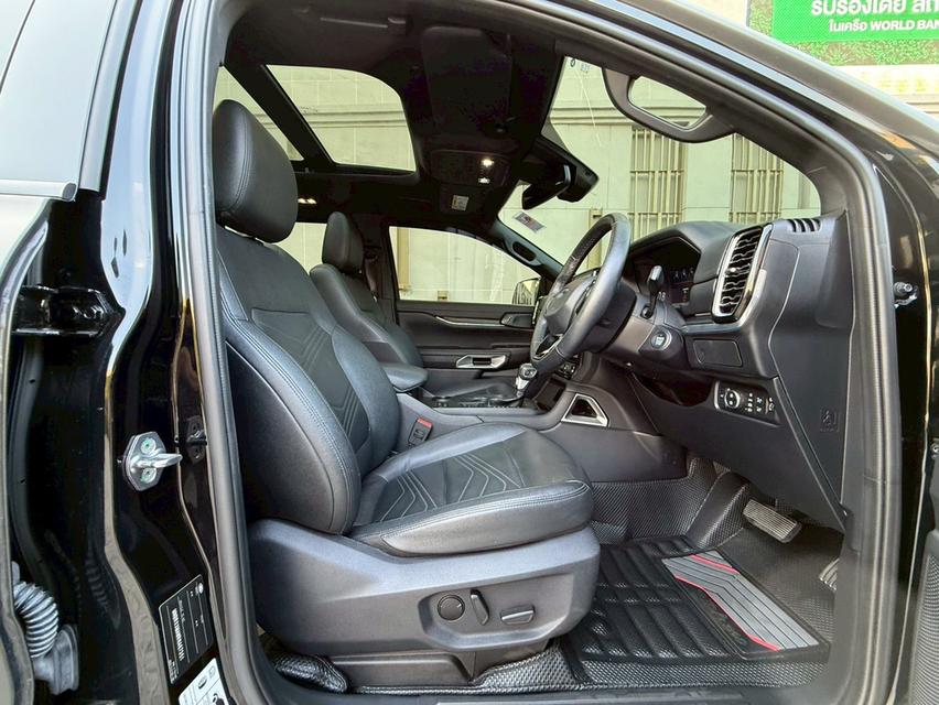 FORD EVEREST 2.0 THAITANIUM PLUS 2WD  ปี22 ออกรถเดือน 12 สีดำ แร๊ปดำด้าน (ขายพร้อมทะเบียน) 12