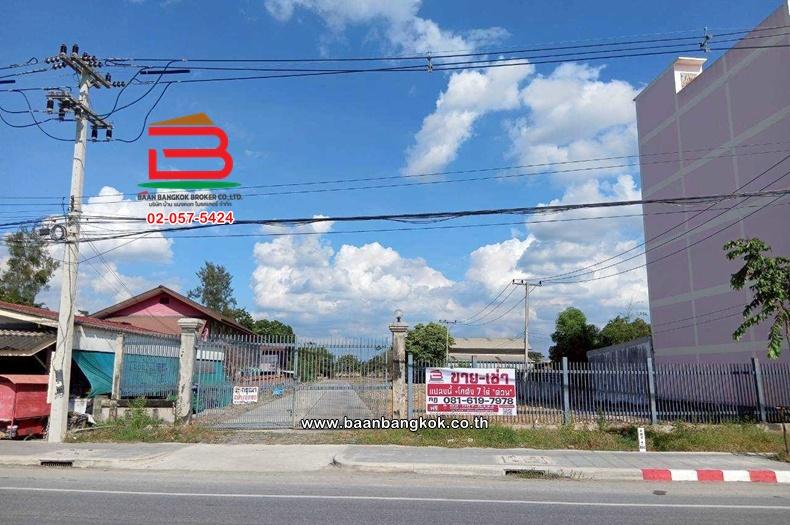 ที่ดินพร้อมโกดัง ติดถนน ปท.3004 ลำลูกกาคลอง7-ธัญบุรี เนื้อที่ 7-2-0 ไร่ ใกล้โรงเรียนสหราษฎร์บํารุง ตำบลบึงคำพร้อย อำเภอลำลูกกา ปทุมธานี 1
