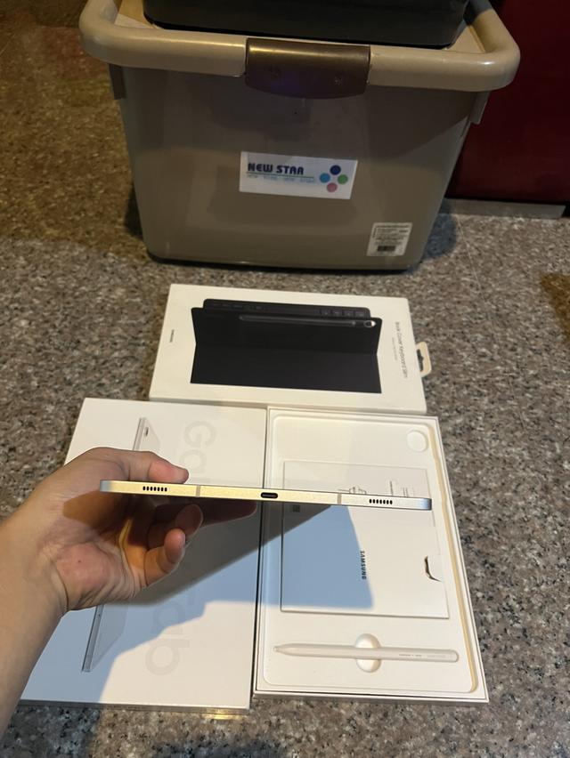 ขายSamsungTabS9สีSilver 5Gใส่ซิมได้ยกกล่องแถมคียบอกแท้ถ๔กกมากกก รูปย่อยที่ 4