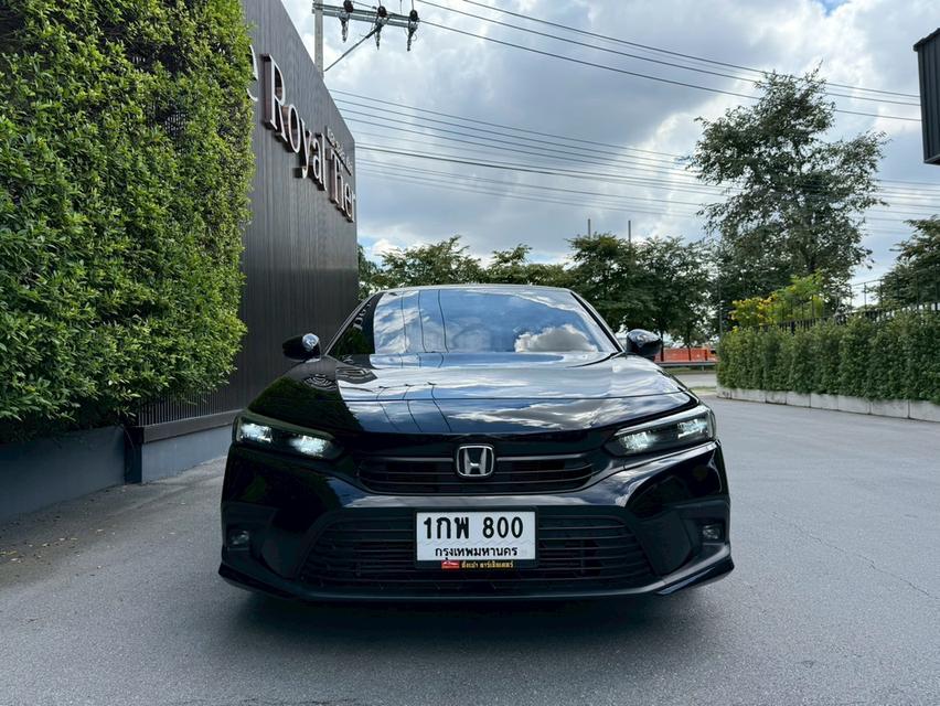 Honda civic FE RS Top ปี 2022 สีดำ สวยสุดในรุ่น มือเดียว สภาพป้ายแดง ไมล์ 40,xxx โล เช็คศูนย์ทุกระยะ