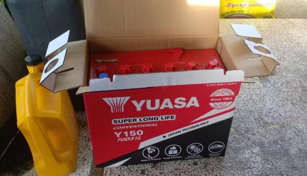 แบตเตอร์รี่รถปิ๊คอัพ รุ่น Y150 จากค่าย Yuasa Battery 2