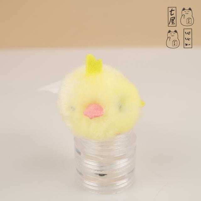 ตุ๊กตา ต้าวฟู。ฟุกุ ฟุกุ・เจี๊ยบเหลือง ขนฟู 🐥 Lemon Yellow Tiny Plush 4.5 cm ✅ AMUSE・อมูส・Fuku-Fuku Shimaenaga・Colourful Chick Fuwapuwan ❄️✨ รูปที่ 2