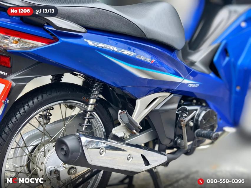 Honda Wave 125i 2018 สตาดมือ เครื่องเดิมเสียงเงียบ ใช้งานได้ปกติ มีเล่มเขียวชุดโอนให้ครบ No.1206 รูปที่ 14