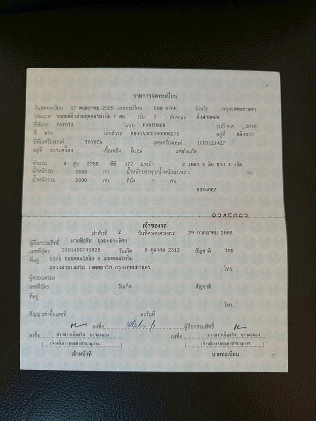 TOYOTA FORTUNER 2.8 TRD SPORTIVO 2WD ปี 2016 สีขาว ไมล์ 90,xxxkm. 19