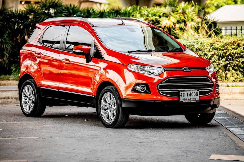 Ford EcoSport 1.5 Titanium Sunroof ปี 2015 สีส้ม ไมล์แท้เพียง 90,523 Km. 4