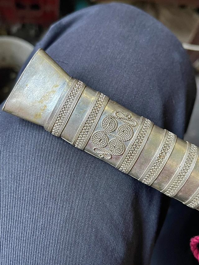 มีดหลูบเงินโบราณล้านนา ครูบาเทวฤทธิ์ มีดซุยอุ่ม มีดหมอล้านนา ตำราพระเจ้านั่งข่ม 5