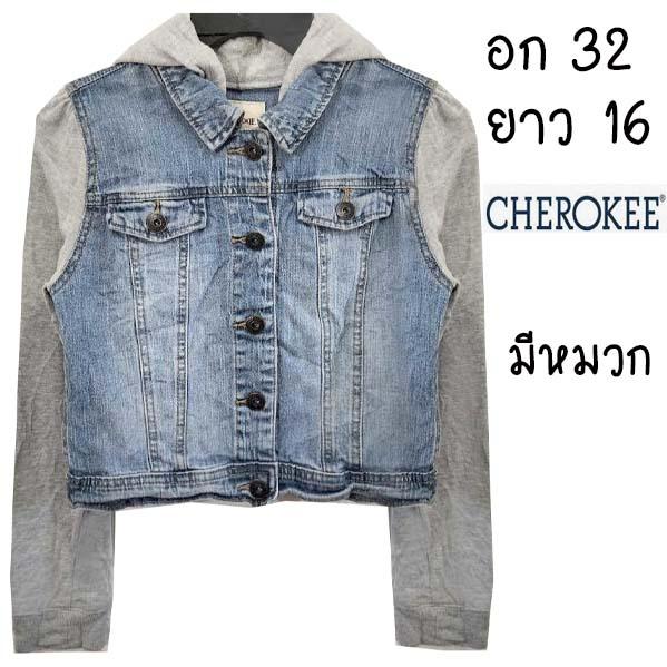 CHEROKEE มีหมวก ไซส์กระทัดรัด น่ารักมาก มีกระเป๋าอก