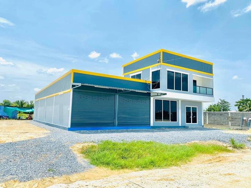 ที่ดินโกดังโรงงาน พร้อมสร้างใหม่ตามแบบ ติดถนนใหญ่340 บางบัวทอง นนทบุรี 2
