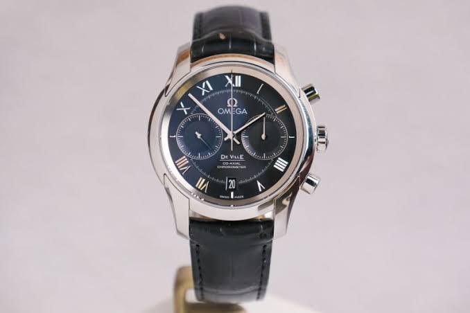 Omega De-Ville Black Roman Chronograph 1