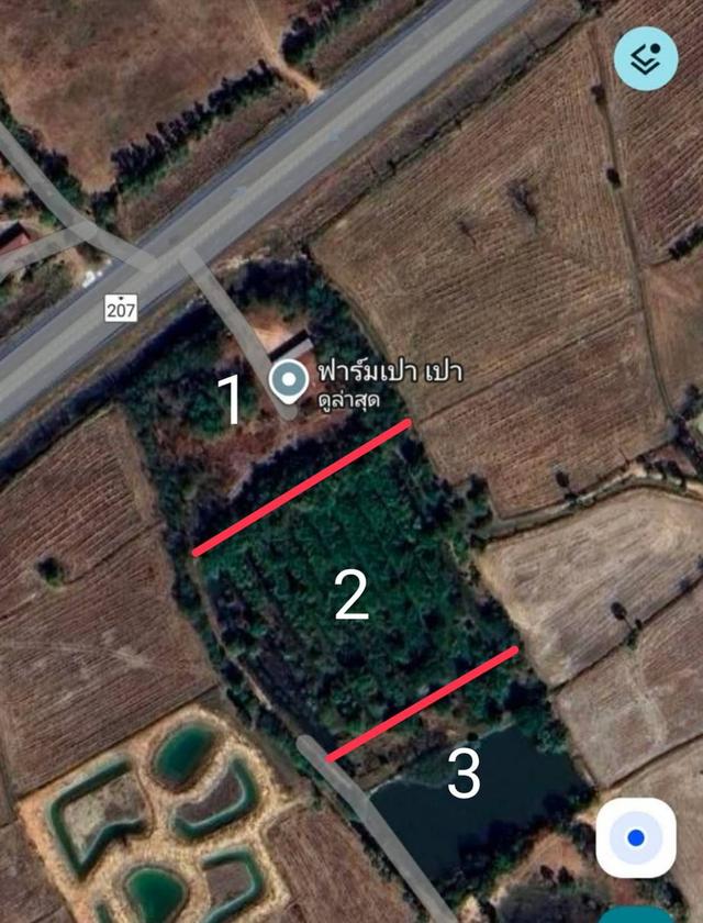ขายถูกมากห้ามพลาดที่ดินทำเลทอง ติดถนน 4 เลน 207 อำเภอประทายโคราช หน้ากว้าง 80 เมตร ขายถูก 1.39 ล้าน ต่อไร่ 14