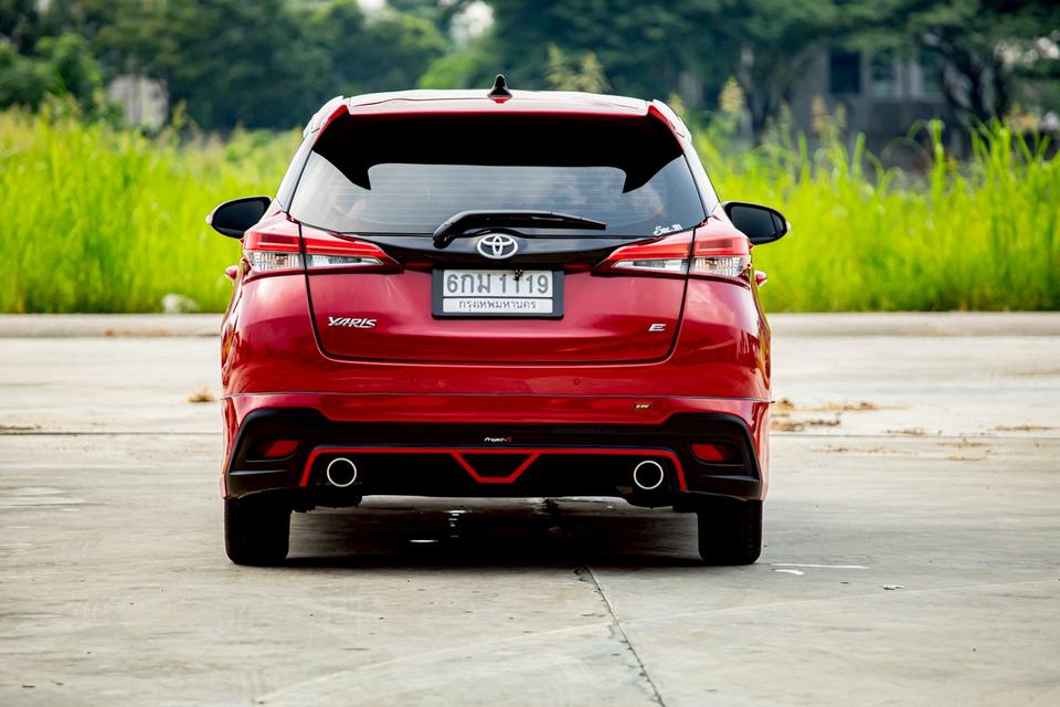 Toyota Yaris 1.2 Entry ปี 2018 สีแดง มือเดียวป้ายแดง  7