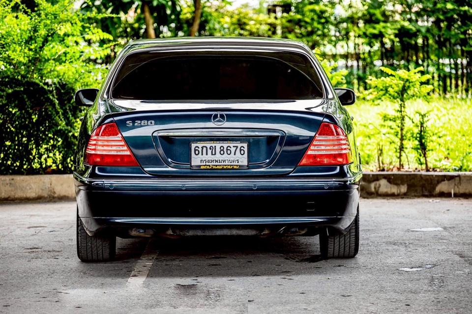 Benz S280 Sedan ปี 2001 สีน้ำเงิน สวยสภาพดีมาก 5