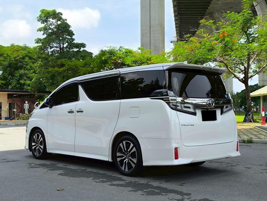 รถเข้าใหม่! TOYOTA VELLFIRE 2.5 ZG Edition Van ปี 2018 (จดทะเบียน 2019) สีขาว 3