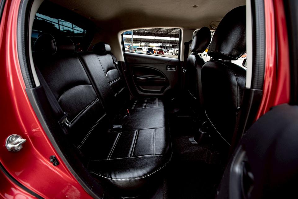 Mitsubishi Mirage 1.2 GLS ปุ่มสตาท์ ปี 2013 ออโต้ สีแดง  14