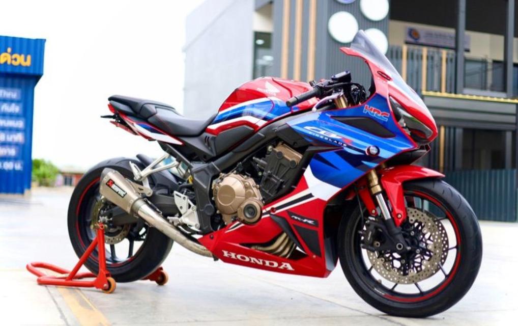 ขายรถ Honda CBR650 R สีแดงน้ำเงิน 2