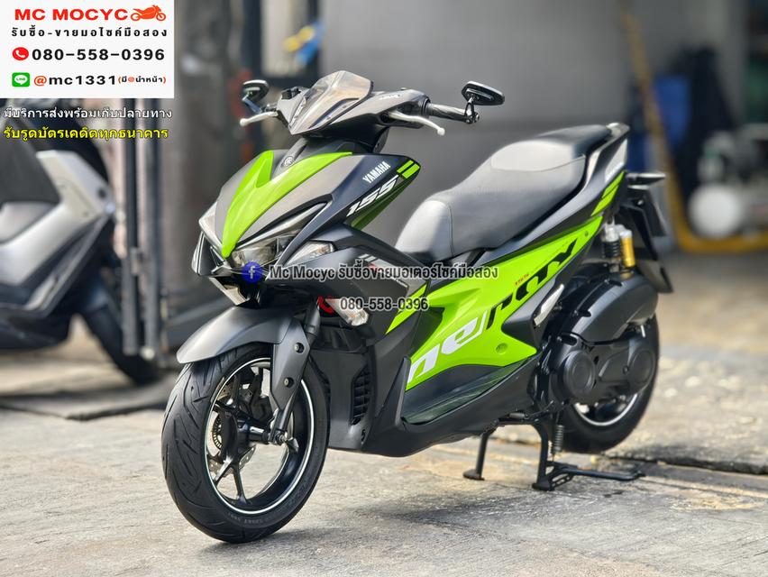 Aerox 2017 รถบ้านแท้มือเดียวเครื่องท่อเดิม กุญแจบุคเซอวิสครบ เล่มเขียวชุดโอนครบ No1254    2