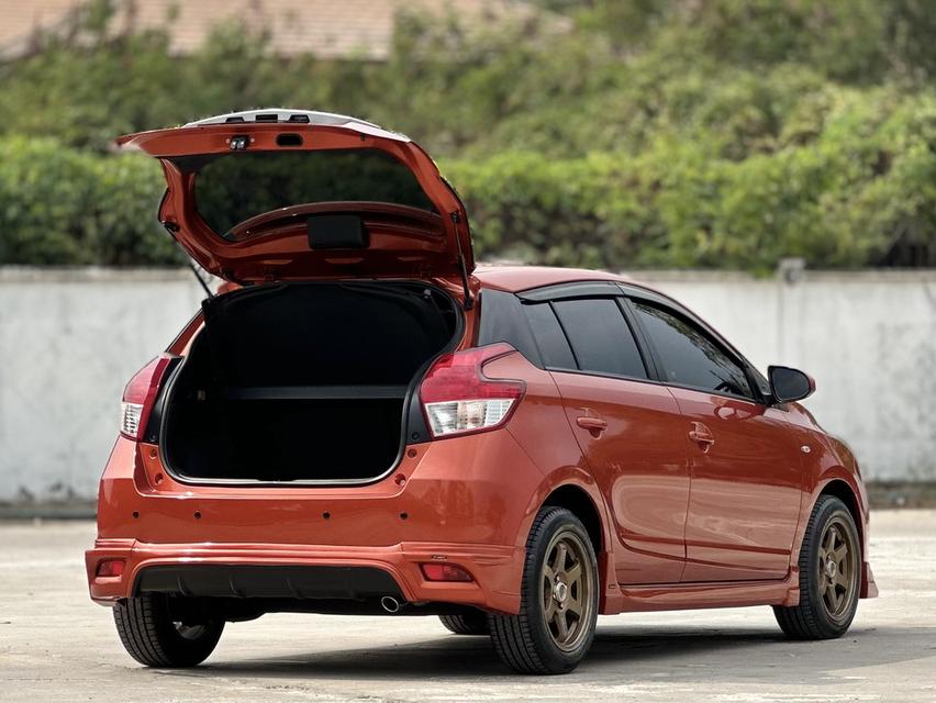 รหัสรถ PAT8151 Toyota Yaris 1.2E A/T ปี 2016 สีส้ม รูปที่ 5