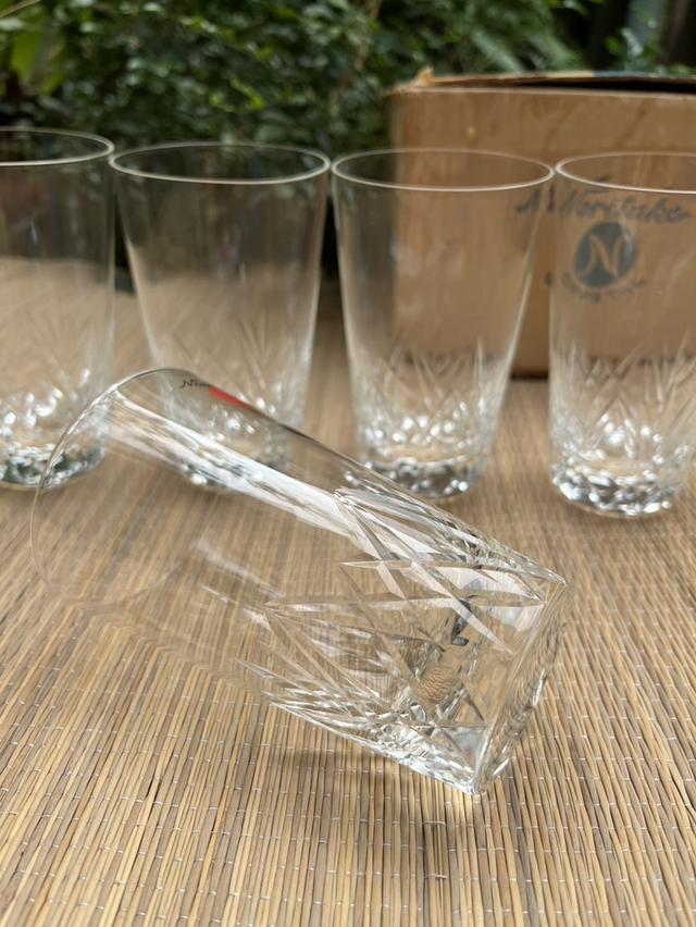 แก้วเจียระไน ทรงสูง Crystal Noritake Japan รูปที่ 2