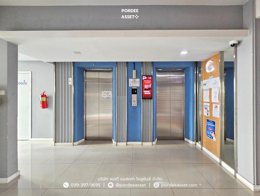 ขาย!! อยู่รวยคอนโด ชั้น 8 อาคาร G ตึกหน้าสุด (ขนาด 22 ตร.ม.) ซ.นวมินทร์ 135 บึงกุ่ม กทม. : Yuruay Condo 10