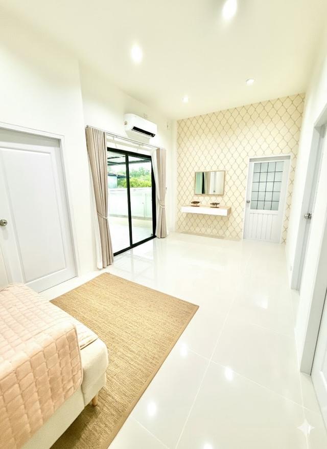 บ้านเดี่ยว ชั้นเดียว 3 นอน 2 น้ำ 2 จอดรถ 1 ต่อเติมครัวไทย ใกล้อมตะ ชลบุรี 3