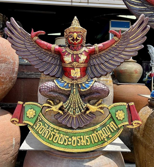 พญาครุฑ ครุฑธนาคาร พญาครุฑติดผนัง ขนาด70ซม