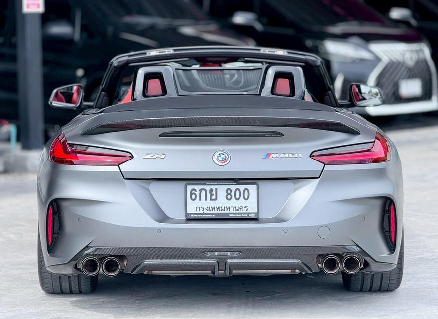 ปี 2023 BMW Z4 G29 (ปี 18-25) 3.0 M40i Convertible สีเทา แร็พสติกเกอร์สีเทาด้าน 3