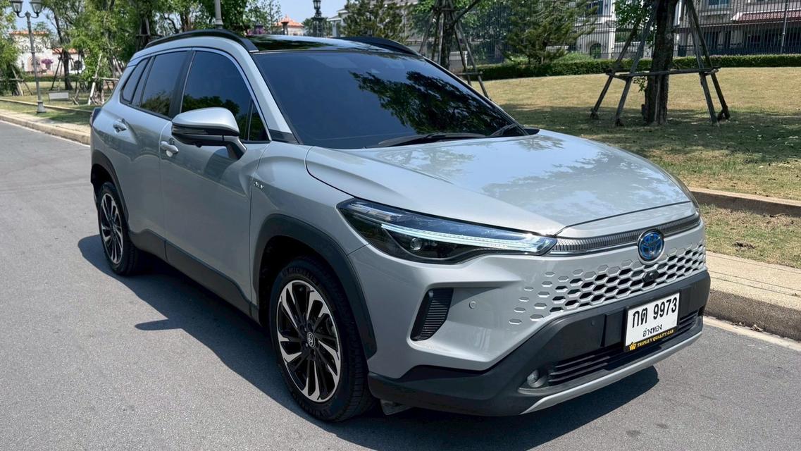 รหัสรถ TPV9973 🎊 Toyota Corolla Cross 1.8 HEV Premium Luxury  🎊 2024 รูปที่ 2
