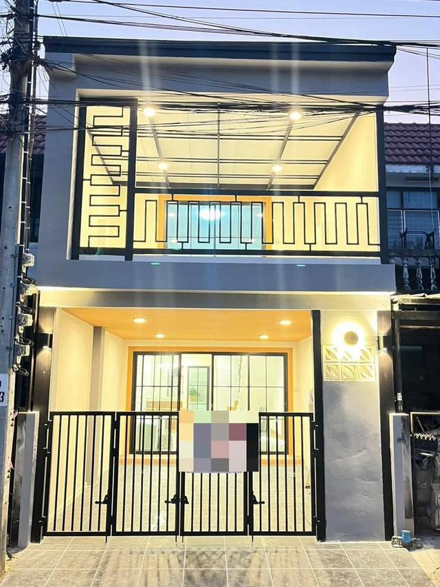 🧸หมู่บ้านพระปิ่น3  บางใหญ่ 🧸ทาวน์เฮาส์ 2 ชั้น มีระเบียงด้านหน้า ใกล้ทางด่วน มอเตอร์เวย์ M81บางใหญ่-กาญจนบุรีหมู่บ้านติดถนนกาญจนาฯ บางใหญ่ 1
