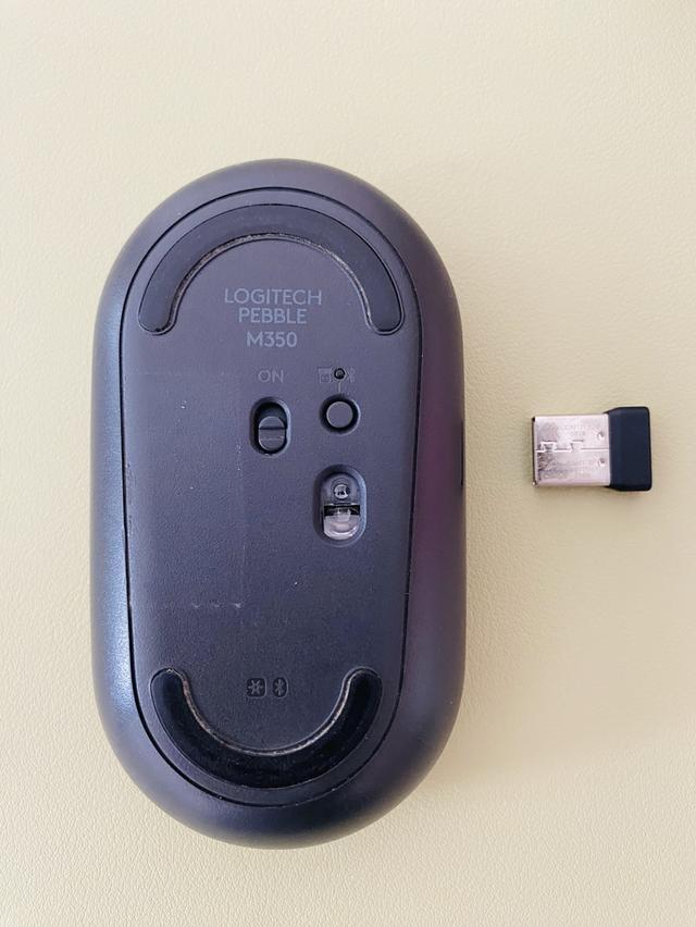 Logitech M350 เมาส์ไร้สาย เสียงคลิกเงียบ เชื่อมต่อด้วย Bluetooth หรือ USB
