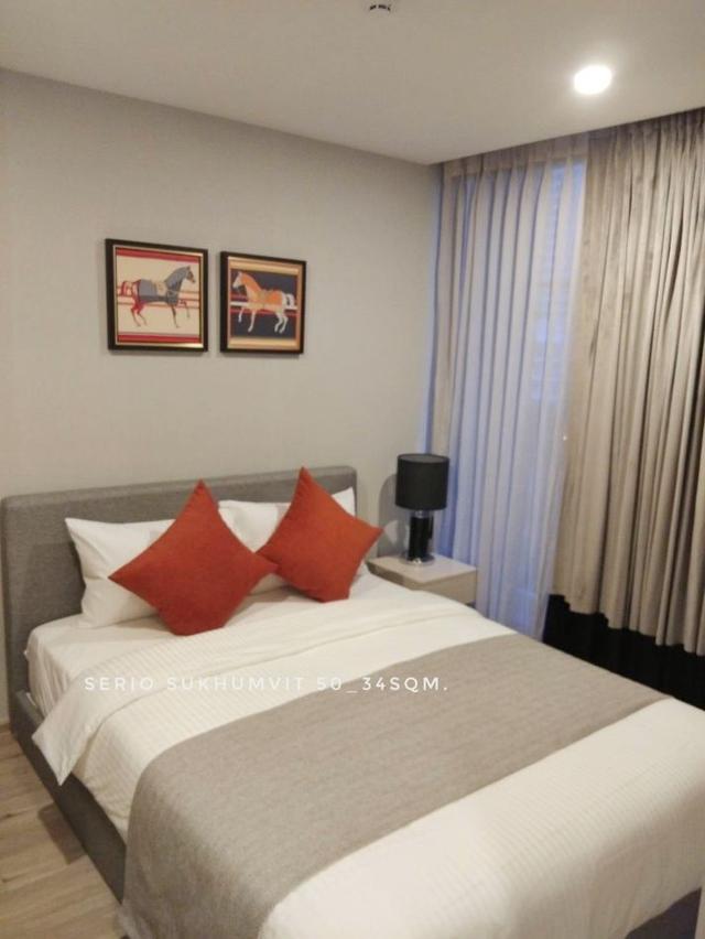 ให้เช่า คอนโด top floor corner 1 bedroomSerio สุขุมวิท 50 34 ตรม. good location near BTS and expressway