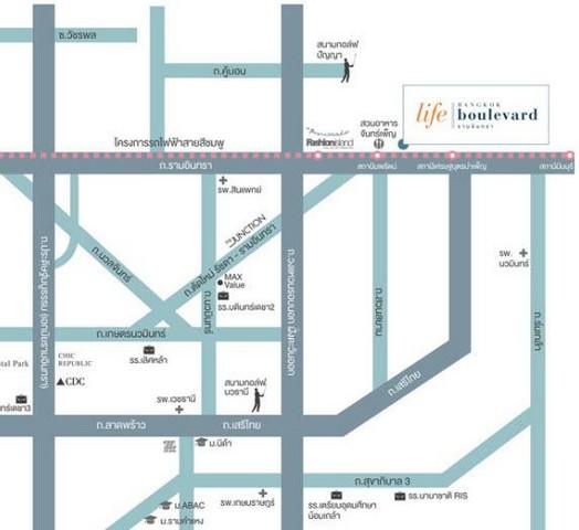 ขาย บ้านเดี่ยว 105 ตร.วา ไลฟ์ บางกอก บูเลอวาร์ด รามอินทรา Life Bangkok Boulevard รามอินทรา 105 ใกล้ Fashion Island ใกล้รร.สาธิตพัฒนา หันหน้าทิศใต้  15