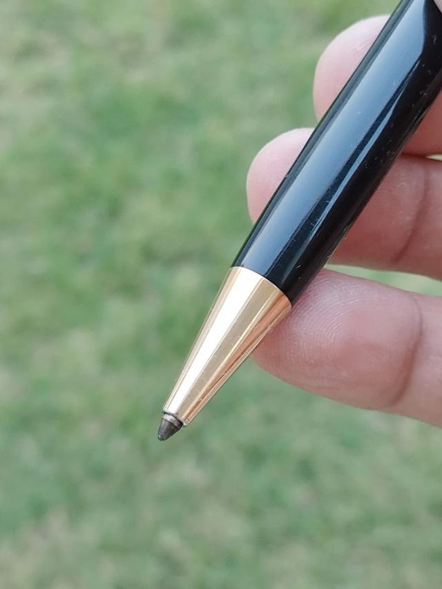 ปากกา มองบลังค์ 164 รุ่น Montblanc Meiterstuck 164 Black with Gold Trim Ballpoint Pen รูปที่ 5